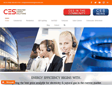 Tablet Screenshot of consumerenergysolutions.com
